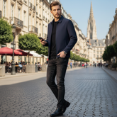 Monza Flip Collar Casual Jacket