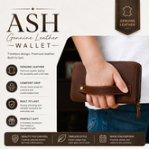 ASH Genuine Leather Wallet