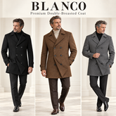 BLANCO Premium Double-Breasted Coat