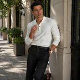 CARLO Premium Ribbed Knit Shirt