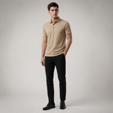 CHEZZ Waffle Textured Silky Cool Polo