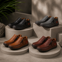 DILLEN Leather Slip-On Orthopedic Shoe