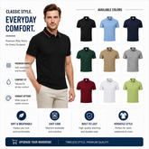 GRAHAM Casual Breathable Polo