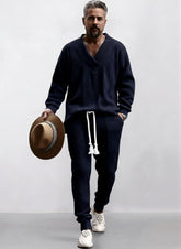 DANVA Knitted Sweatshirt 2 piece set