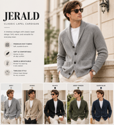 JERALD Classic Laple Cardigan