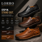LORRO Leather Slip-on Shoes