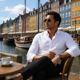 PANTHERA Rimless Retro Sunglasses