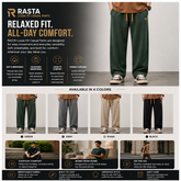 RASTA Loose Fit Casual Pants