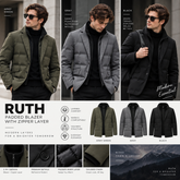 RUTH Padded Blazer with Zipper Layer