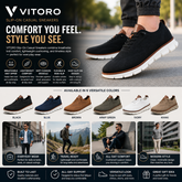 VITORO Slip-On Casual Sneakers