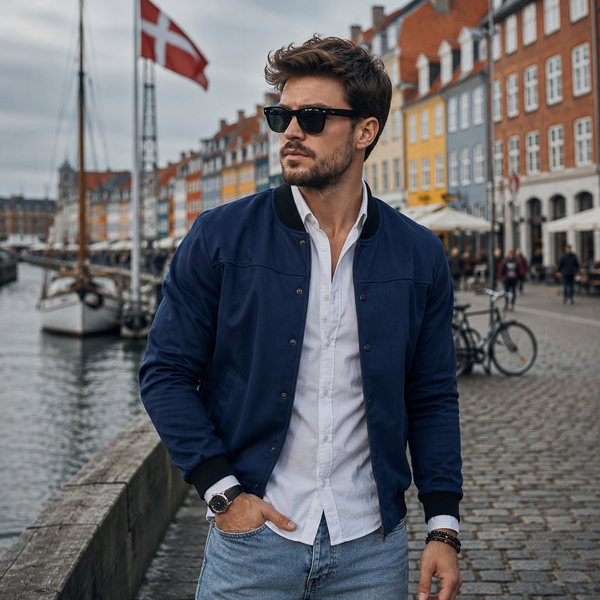 RAMY Seude Bomber Jacket