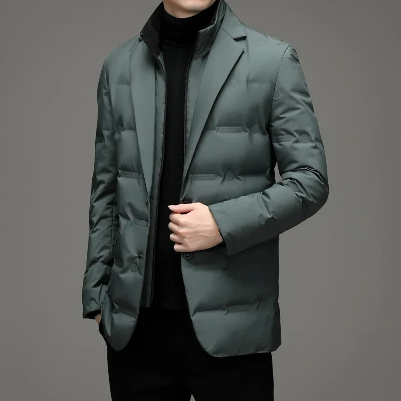 RUTH Padded Blazer with Zipper Layer