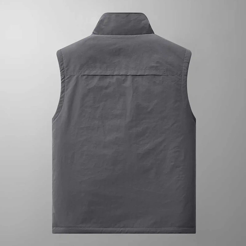 SANDO Multi-pockets Fleece Vest