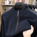 ARRON quarter-zip knit sweater colour option