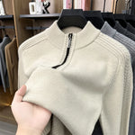 ARRON quarter-zip knit sweater colour option