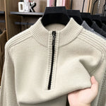 ARRON quarter-zip knit sweater colour option