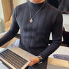 APOLLO Knitted Mock-Neck Sweater