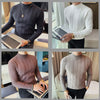 APOLLO Knitted Mock-Neck Sweater