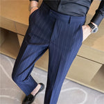 MARCO Tailored Fit Striped Dress Pants