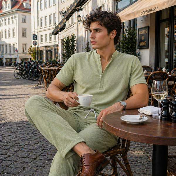 KOS Premium Melange Knit Summer Set