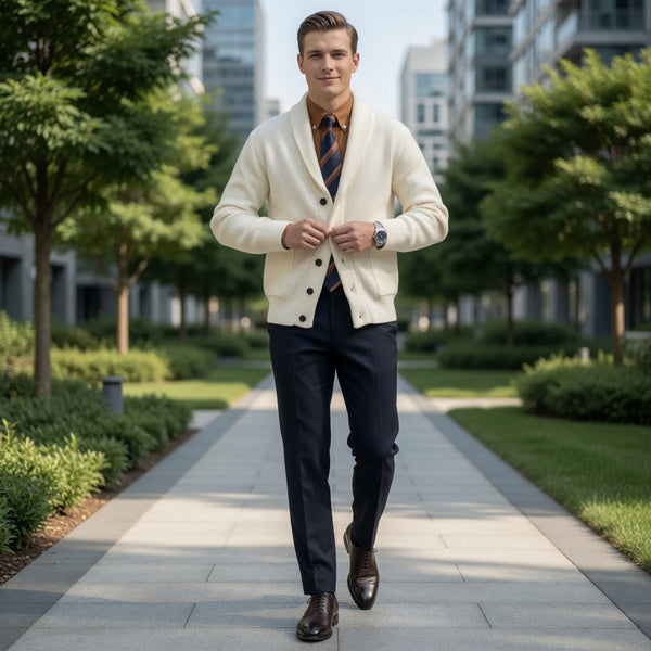 ASHMERE V-Neck Cardigan