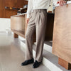KIERAN Tailored Pleated Straight Trousers