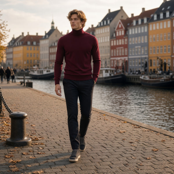 AEMON Turtleneck Cashmere Sweater