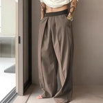 LUTHOR Wide-leg Elastic Pants