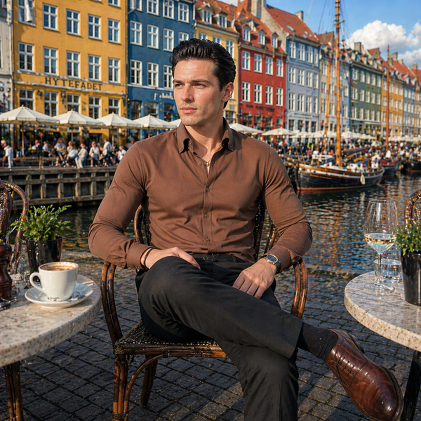 GRANDE Premium Deep-V Lapel Executive Shirt