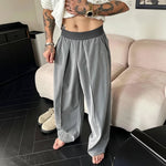 LUTHOR Wide-leg Elastic Pants