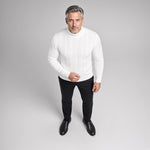 APOLLO Knitted Mock-Neck Sweater