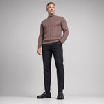 APOLLO Knitted Mock-Neck Sweater