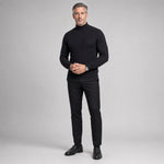 APOLLO Knitted Mock-Neck Sweater