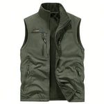 SANDO Multi-pockets Fleece Vest
