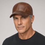 ARRAN Retro Leather Cap
