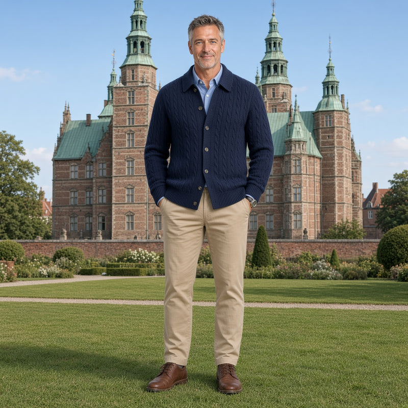 BATA Premium Cable Knit Cardigan