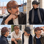 ARRAN Retro Leather Cap