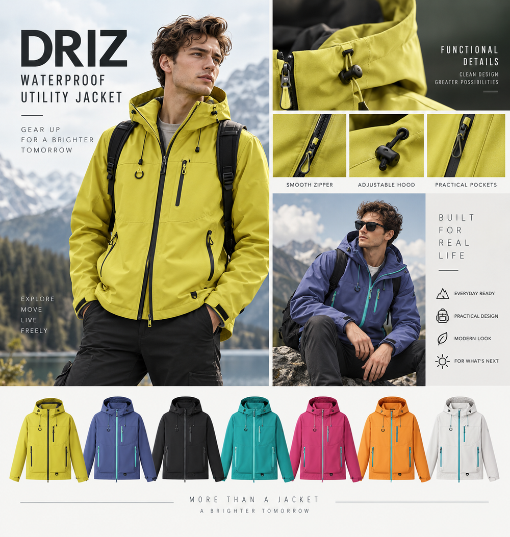 DRIZ Waterproof Utility Jacket