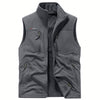 SANDO Multi-pockets Fleece Vest