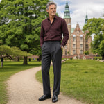 KIERAN Tailored Pleated Straight Trousers