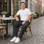 LORON Comfort Striped Pants