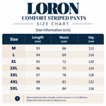 LORON Comfort Striped Pants