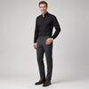 LUCIAN Stand Collar Button Down Shirt