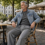 LUTHOR Wide-leg Elastic Pants