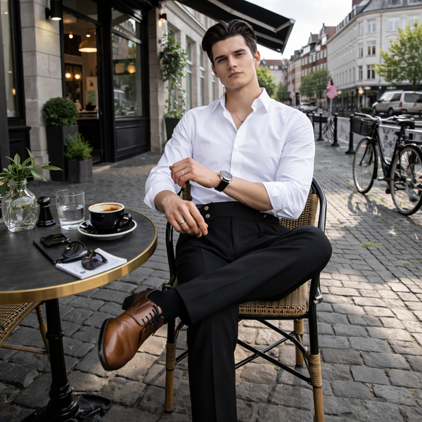 Langford High Waist Business Trousers