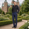 MARCO Tailored Fit Striped Dress Pants