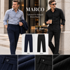 MARCO Tailored Fit Striped Dress Pants