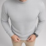 FONSI Casual Mock-neck Sweater
