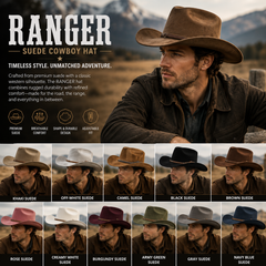 RANGER Suede Cowboy Hat