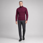 RAYMOND Patterned Turtleneck Sweater